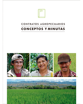 Portada CONTRATOS AGROPECUARIOS. CONCEPTOS