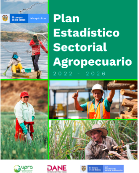 Portada PLAN ESTADISTICO SECTORIAL AGROPECUARIO 2022-2026