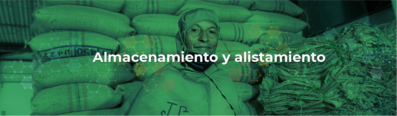 Encabezado Almacenamiento y alistamiento