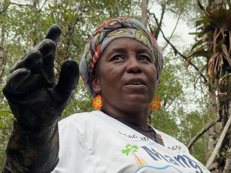 Nelly Díaz, piangüera.