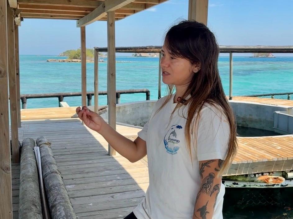 Alexandra Hernández, bióloga marina del CEINER