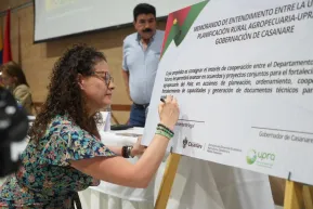 Firma memorando entendimiento en Casanare