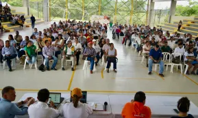 Presentes en la Asamblea Popular Campesina en Mocoa
