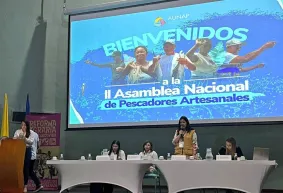 La Upra socializó los avances de la Zonificación de aptitud para la pesca artesanal marino costera en la II Asamblea Nacional de Pescadores Artesanales