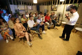 El director técnico de Uso Eficiente del Suelo y Adecuación de Tierras, participó en una charla en el estand del DNP