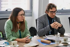 La directora de la #UPRA, @dorairey, y el representante de @FAO_Colombia, avanzan en la consolidación del primer SIPAM en Colombia: el paisaje ganadero de sabana inundable de Paz de Ariporo.
