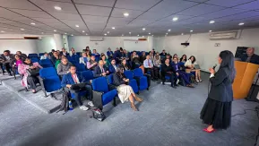 La jefe de la Oficina TIC de la #UPRA, Luz Mery Gómez, acompañó la presentación de la Hoja de Ruta Sectorial de Datos 2025, por parte de la  @Ministerio_TIC .