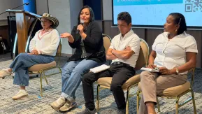 En desarrollo de #RendiCuentasUpra  se realiza un panel con comunidades campesinas de diferentes partes del territorio colombiano.