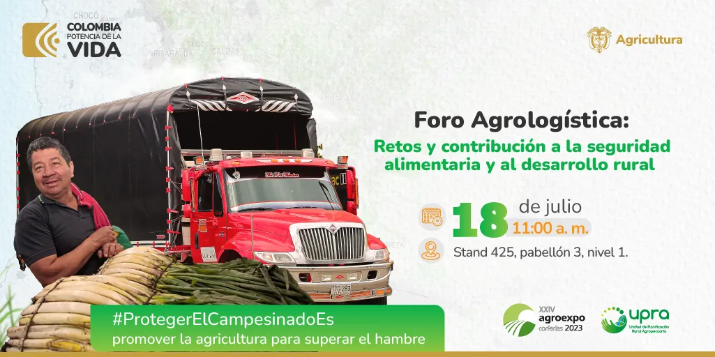 Foro Agrologística: Retos y contribución a la seguridad alimentaria y al desarrollo rural Foro Agrologística: Retos y contribución a la seguridad alimentaria y al desarrollo rural