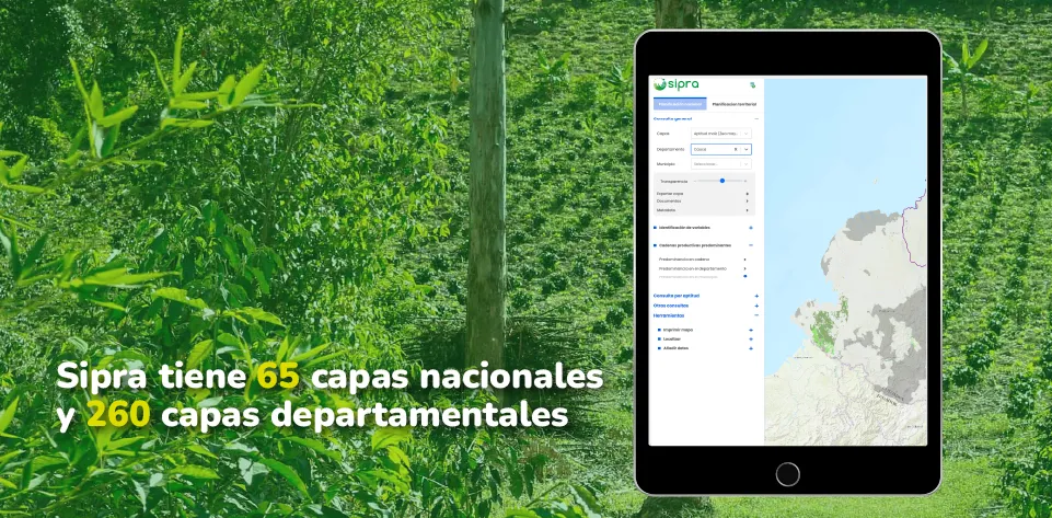 En el 2023, el Sipra agregó 19 nuevos mapas de zonificación y evaluación de tierras En el 2023, el Sipra agregó 19 nuevos mapas de zonificación y evaluación de tierras