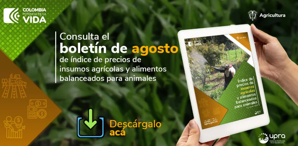 Los insumos agrícolas disminuyeron de precio 23,6 % entre enero y agosto de 2023 Los insumos agrícolas disminuyeron de precio 23,6 % entre enero y agosto de 2023