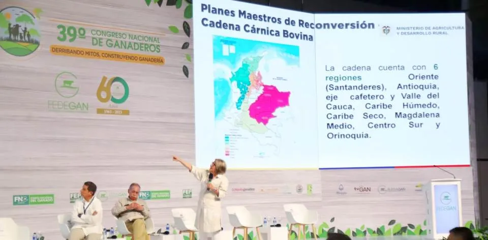 Ministra de Agricultura presentó los Planes de Ordenamiento Productivo de carne y leche