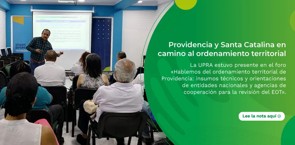 Municipio de Providencia y Santa Catalina en camino al ordenamiento territorial