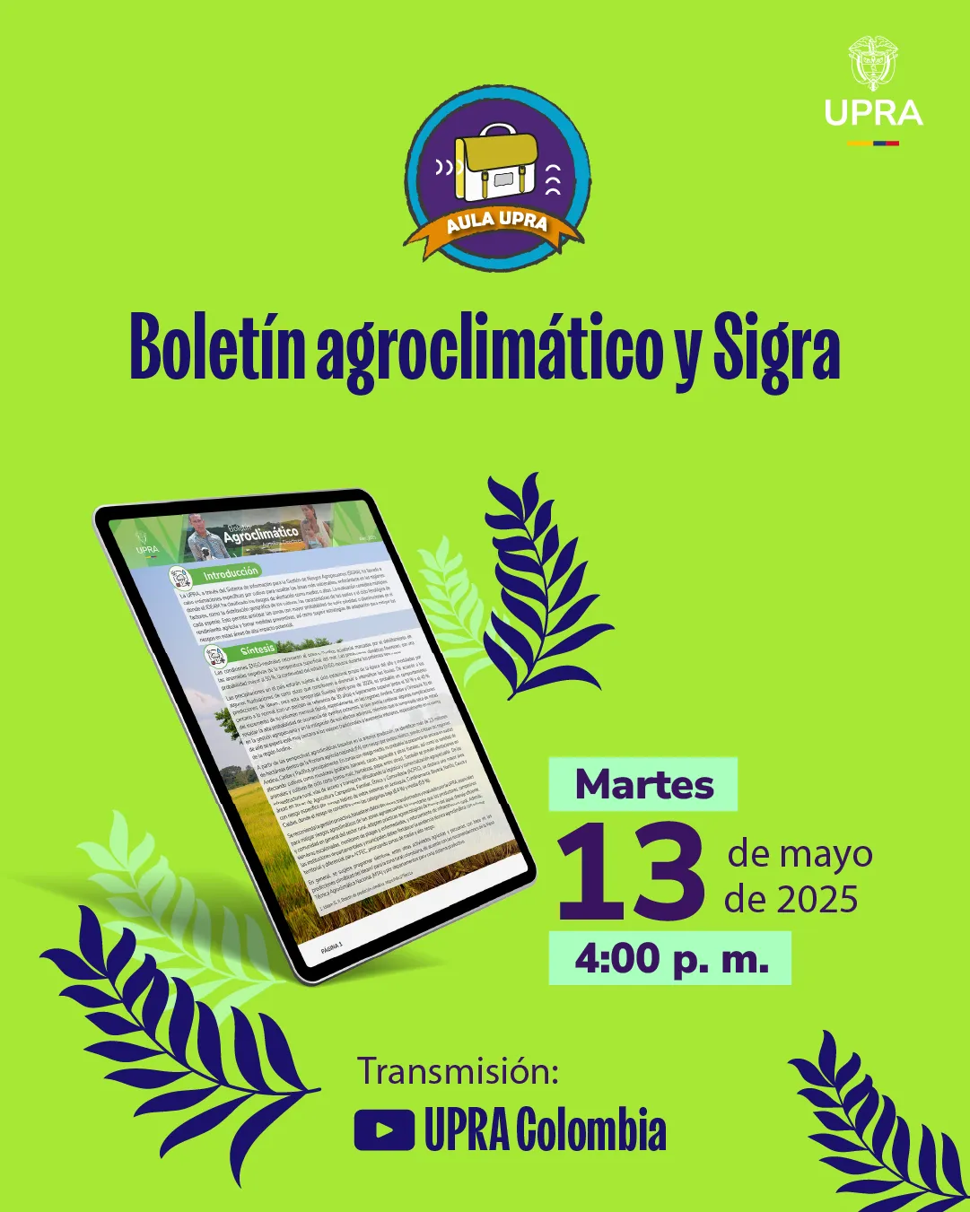 Boletín Agroclimático Boletín Agroclimático