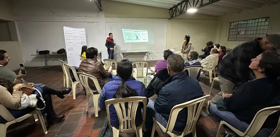 El MinAgricultura y la UPRA socializaron el proceso de identificación de las APPA a la comunidad de 18 veredas de Sopó