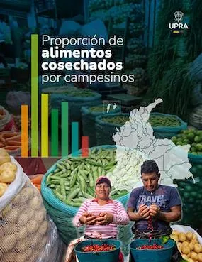 PROPORCIÓN DE ALIMENTOS COSECHADOS POR CAMPESINOS