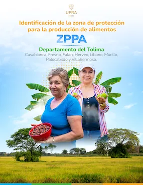 IDENTIFICACIÓN DE LA ZONA DE PROTECCIÓN PARA LA PRODUCCIÓN DE ALIMENTOS ZPPA - DEPARTAMENTO DEL TOLIMA