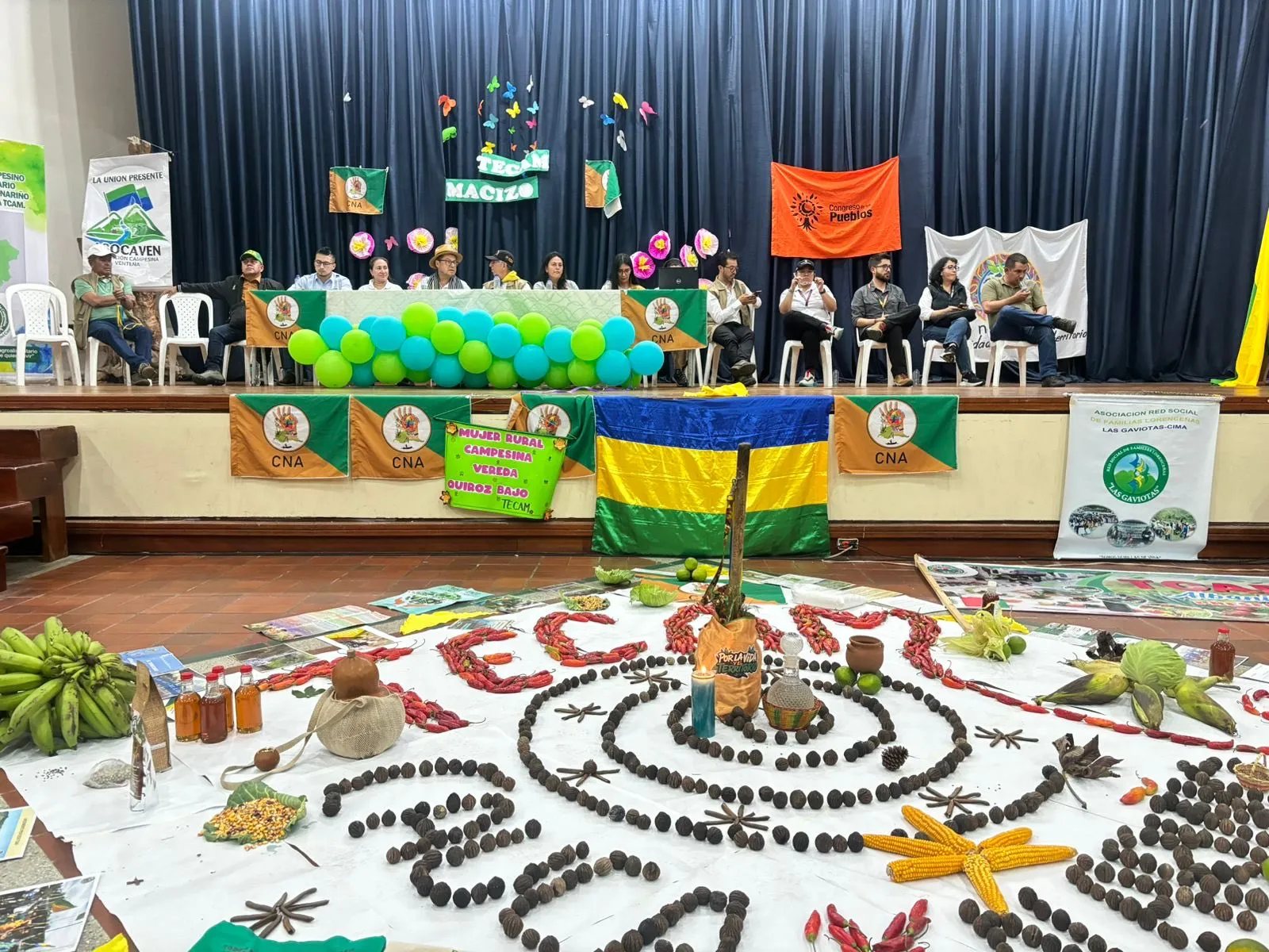 Nos encontramos en la Audiencia Pública del Territorio Campesino Agroalimentario (TECAM) del Macizo Norte de Nariño en La Unión, Nariño.
