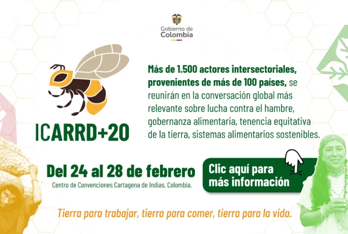 ICARRD+20 - Tierra para trabajar, tierra para comer, tierra para la vida