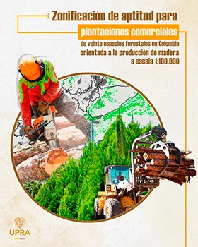 ZONIFICACIÓN DE APTITUD PARA PLANTACIONES COMERCIALES DE VEINTE ESPECIES FORESTALES EN COLOMBIA, ORIENTADA A LA PRODUCCIÓN DE MADERA, ESCALA 1:100.000.