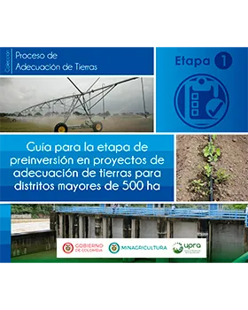 PREINVERSIÓN EN PROYECTOS DE ADECUACIÓN DE TIERRAS