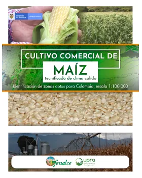 CULTIVO COMERCIAL DE MAÍZ TECNIFICADO DE CLIMA CÁLIDO IDENTIFICACIÓN DE ZONAS APTAS PARA COLOMBIA, ESCALA 1:100.000